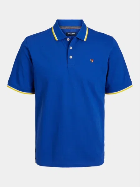 Jack&Jones Тениска с яка и Bluwin син