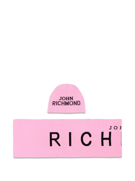 Czapka dziecięca John Richmond różowa