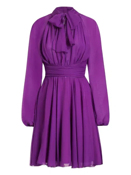 Rochie Dolce & Gabbana plisată de costum violet