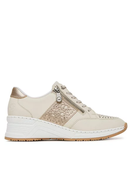 Sneakersy Rieker beżowe