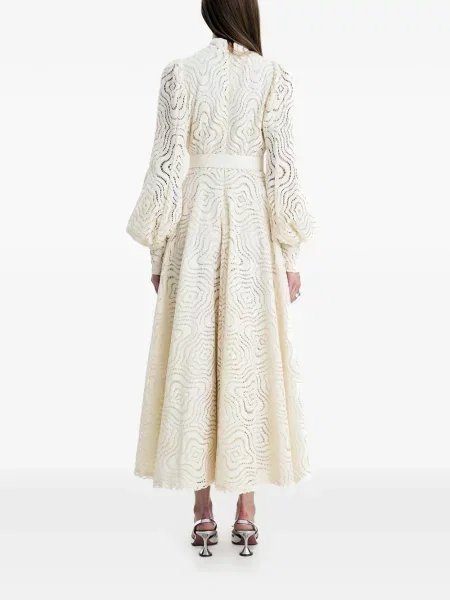 Maxi rochie maxi Moos Studio cu volane de costum