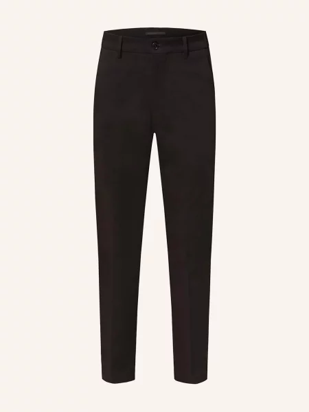 Drykorn Chinosy Ajend Extra Slim Fit schwarz czarne