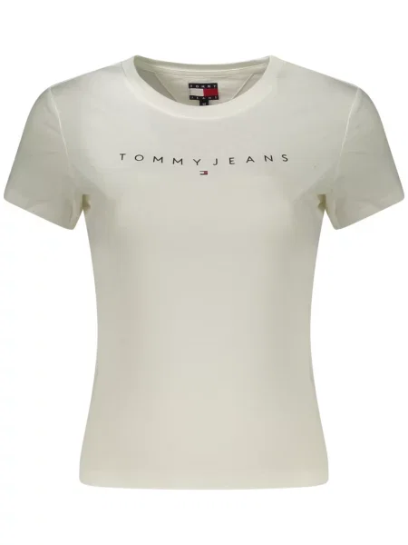 Majica Tommy Hilfiger s kratkimi rokavi bež