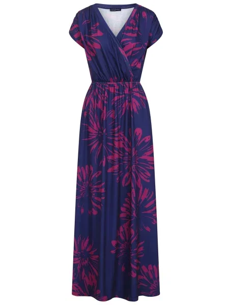 HotSquash Rochie de seară marin / magenta albastru