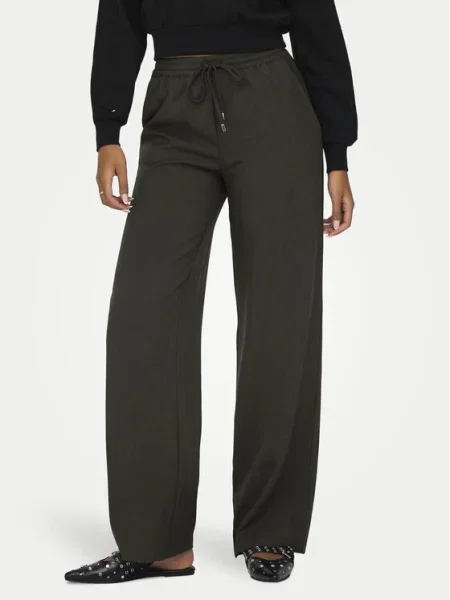 ONLY Pantaloni din Ginny Wide Leg maro