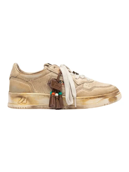 Sneakersy Autry retro beżowe