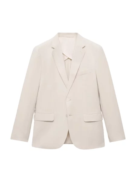 MANGO MAN Sako ETHEREAL ecru/prljavo bijela