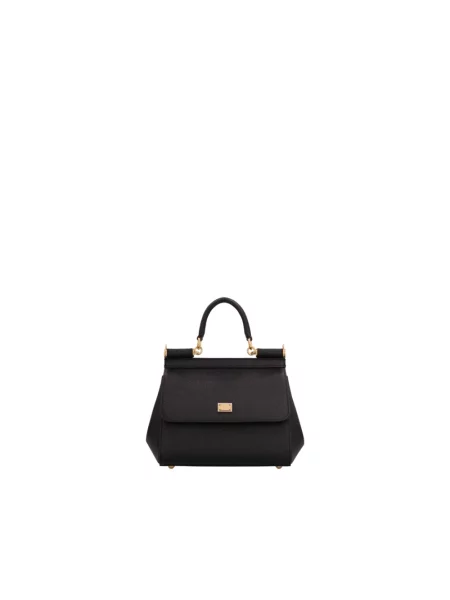 Torebka Dolce And Gabbana zamszowa czarna