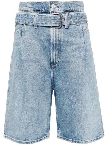 Szorty jeansowe Agolde niebieskie