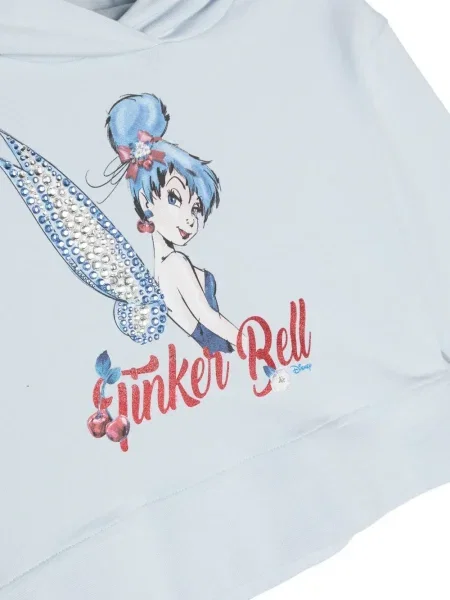 Bluza z kapturem dziecięca Monnalisa niebieska