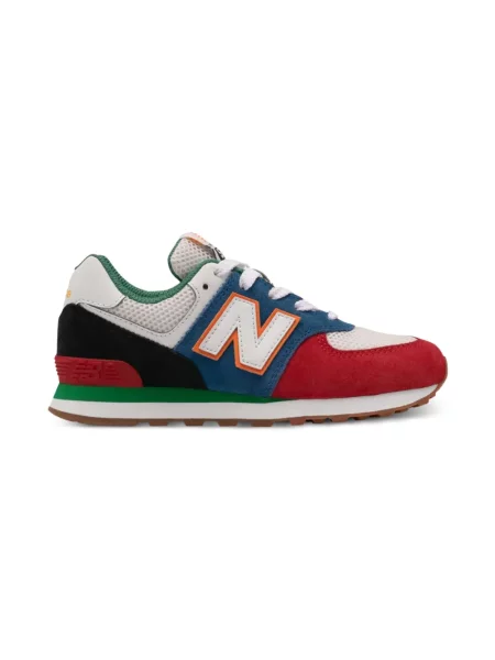 Sneakerși New Balance 574 cu autograf albastru