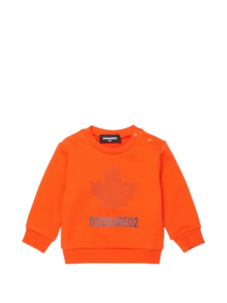 Bluza dziecięca Dsquared2 pomarańczowa