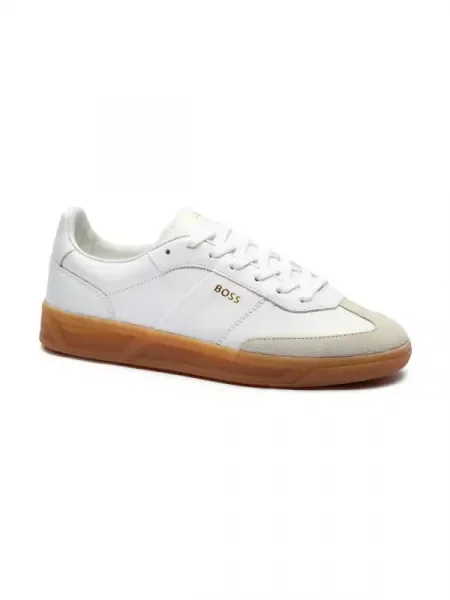 BOSS BLACK De piele sneakers Brenta_Tenn_ltsd alb