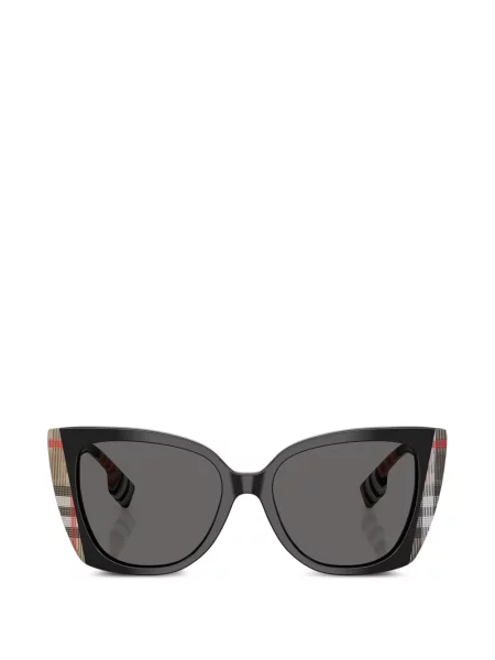 Ochelari de soare Burberry în carouri negru