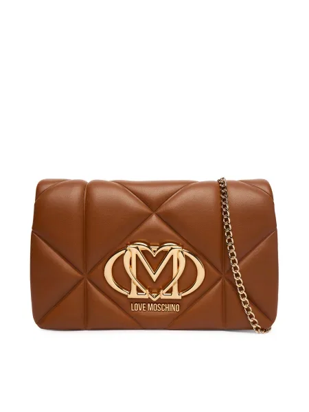 Kabelka LOVE MOSCHINO hnedá