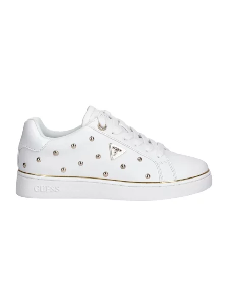 Sneakersy Guess skórzane białe