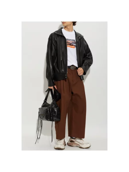 Spodnie cargo Balenciaga brązowe