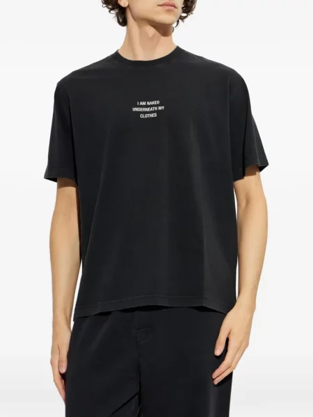 Tricou Vetements cu imagine negru