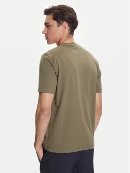 BOSS T-shirt Te_Container Kaki Regular Fit