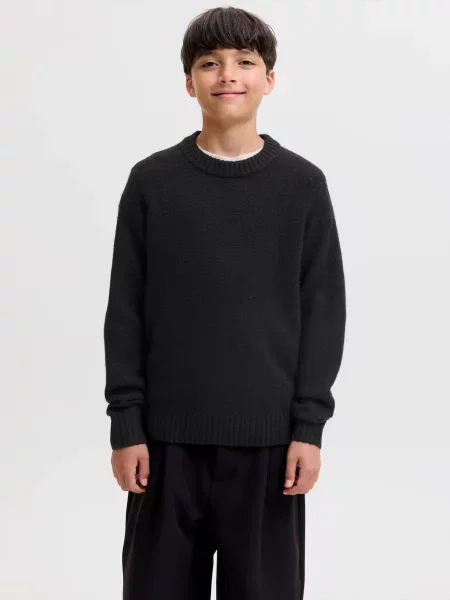 Jack & Jones Junior Pulover JJESoho Ollie' negru