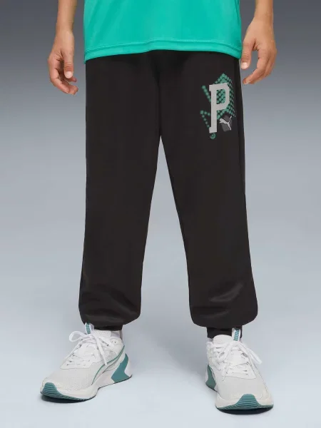 Детские спортивные штаны Puma черные