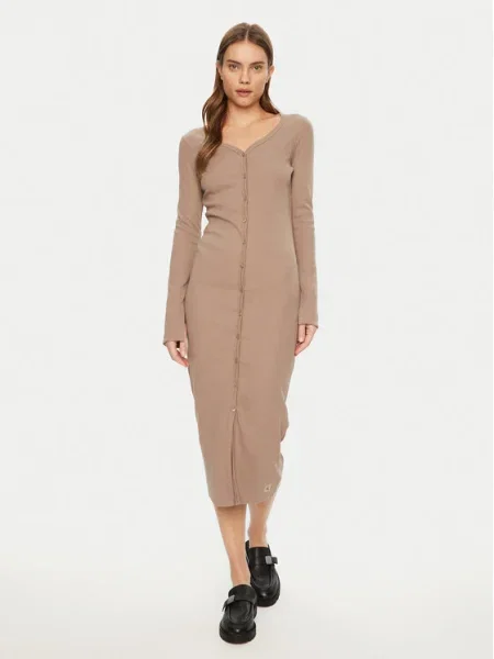 Calvin Klein Jeans Rochie de zi bej