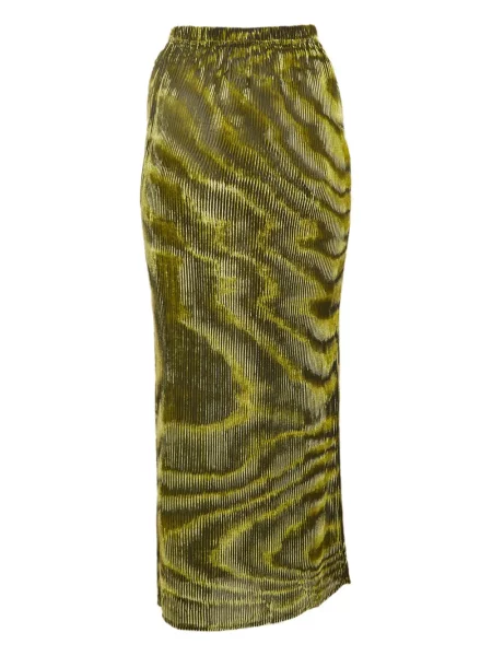 Fusta plisata Ronny Kobo plisată verde