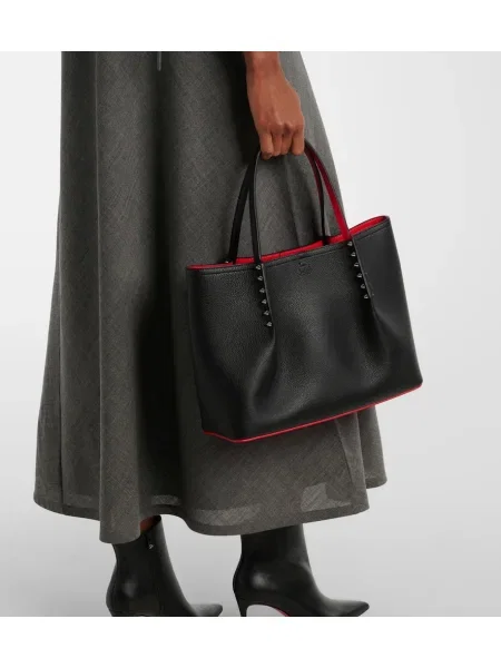 Bőr bőr táska Christian Louboutin fekete