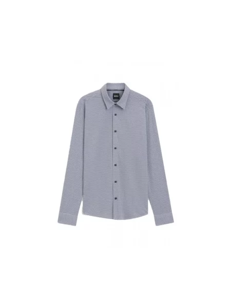 Koszula Boss elegancka niebieska