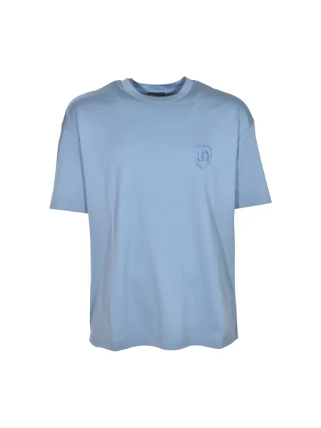 Koszulka polo Giorgio Armani niebieska