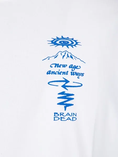 Tricou Brain Dead alb