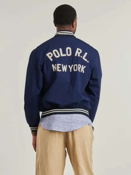 Bomber bunda Polo Ralph Lauren keper modrá