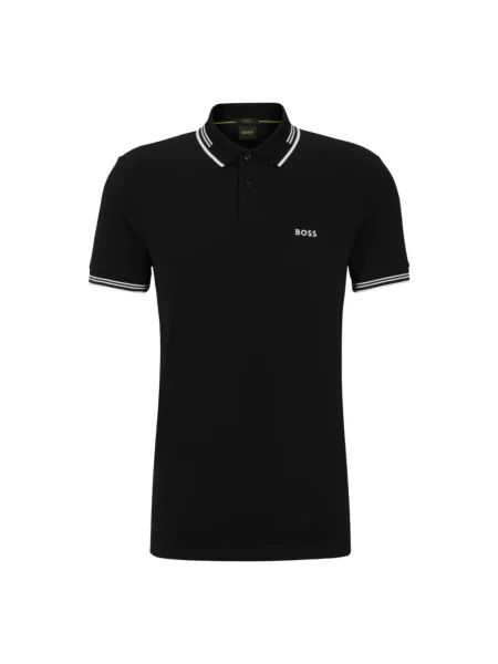 Koszulka polo Boss czarna