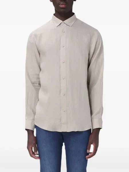 Lung cămașă Emporio Armani de in
