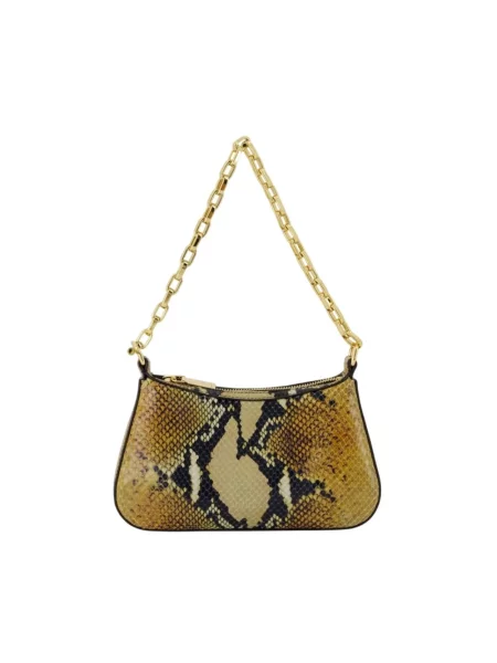 Torebka Alexander Mcqueen skórzana brązowa