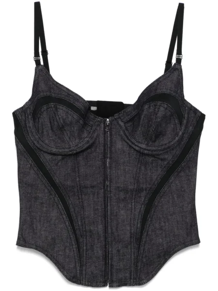 Top Mugler negru