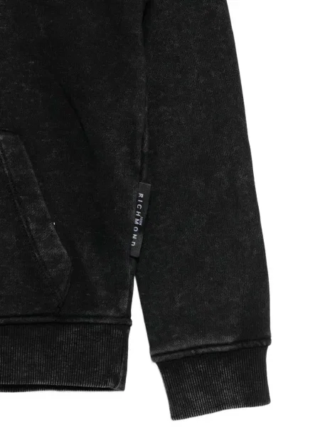 Bluza z kapturem dziecięca John Richmond czarna