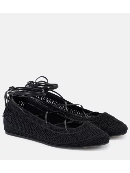 Pletene balerinke Isabel Marant črna
