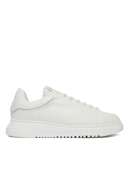 Sneakersy Emporio Armani biela