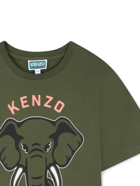 Dětské tričko Kenzo zelené