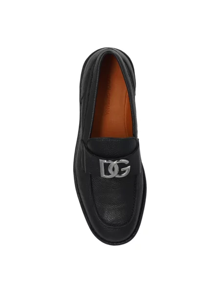 Półbuty Dolce And Gabbana skórzane czarne