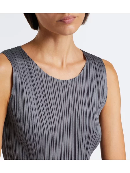 Top Pleats Please Issey Miyake gri