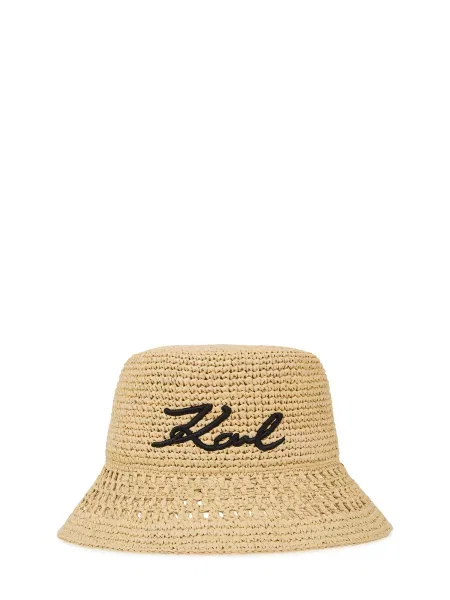 Karl Lagerfeld Šešir / crna bež