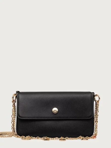 Colier Pinko din piele negru
