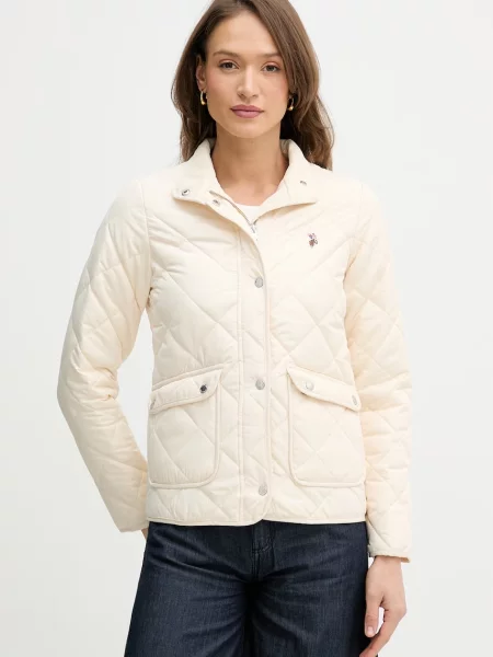 U.S. Polo Assn. geacă QUILTED JACKET bej