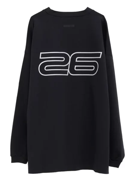 Μακρύς μπλούζα Fear Of God Essentials μαύρο