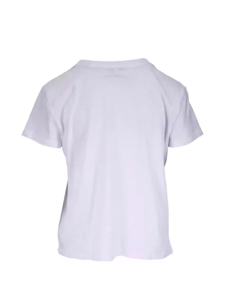 Tricou Agolde cu decolteu rotund alb