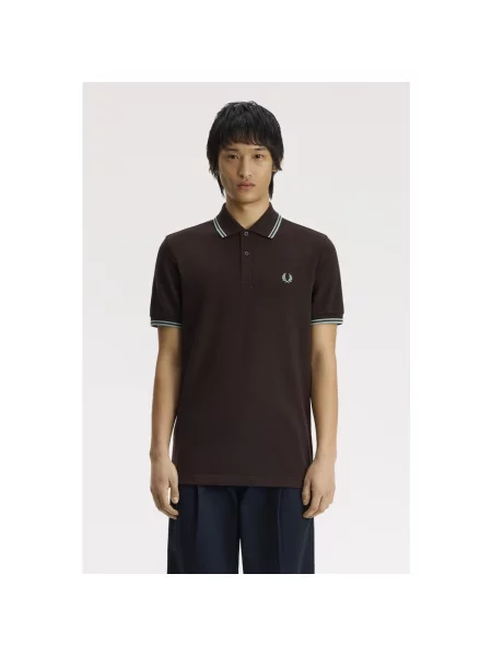 Košeľa Fred Perry hnedá