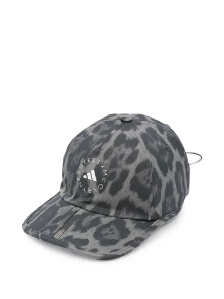 Șapcă Adidas By Stella Mccartney cu imagine cu model leopard gri