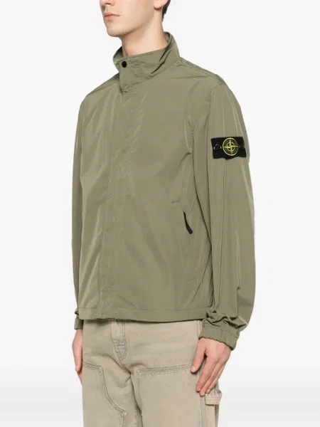 Geacă Stone Island cu strasuri verde